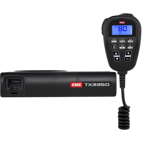 GME Super Compact Uhf Cb Radio With Soundpath Lcd Speaker Microphone TX3350