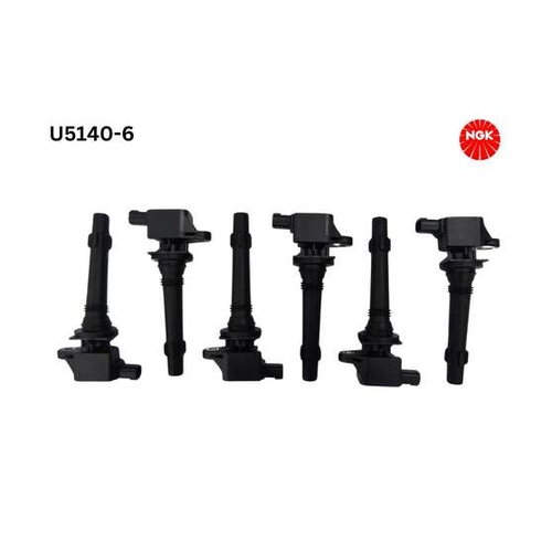 NGK 6 x Ignition Coils U5140-6