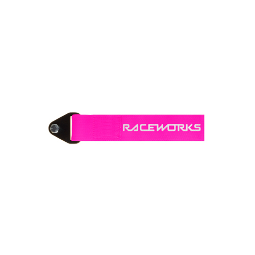 FLUORO PINK FLEXIBLE TOW STRAP