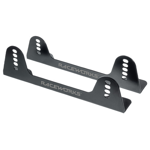 MVP 110mm Black Mild Steel Seat Mounts Pair VPR-052