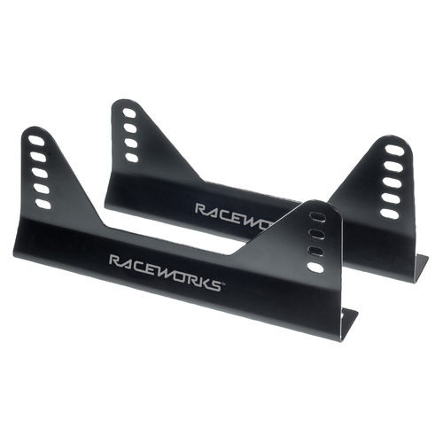 MVP 160mm Black Mild Steel Seat Mounts Pair VPR-053