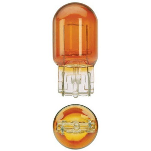 Exelite Box Of 10 Globe Wedge 12V 21W T20 Amber Bulbs W920A