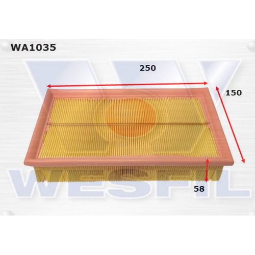Wesfil Cooper Air Filter Wa1035 A1511