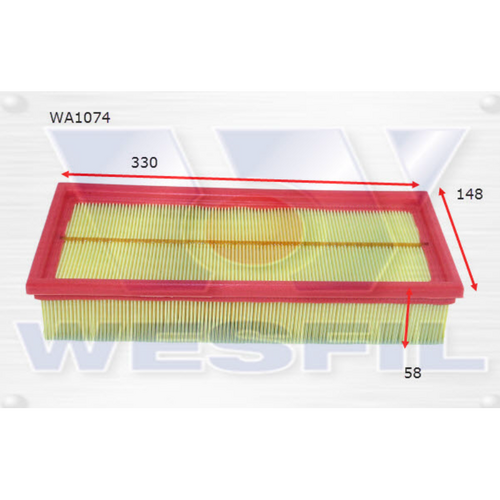 Wesfil Cooper Air Filter Wa1074 A1482