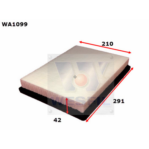 Wesfil Cooper Air Filter Wa1099 A1545