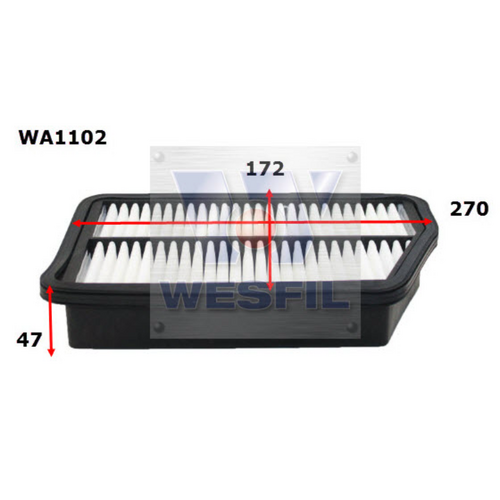 Wesfil Cooper Air Filter A1455 WA1102
