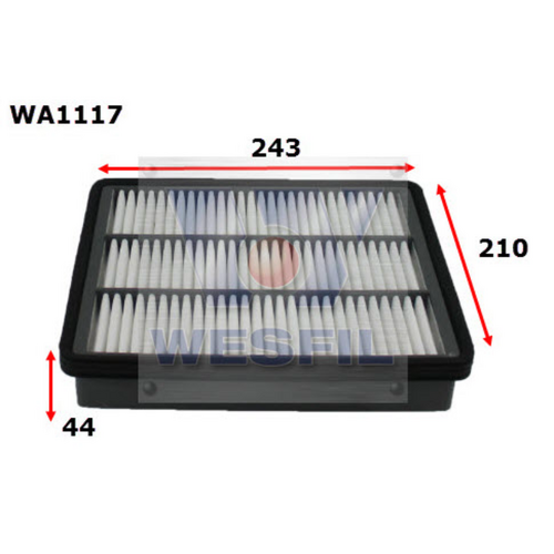 Wesfil Cooper Air Filter Wa1117 A1483