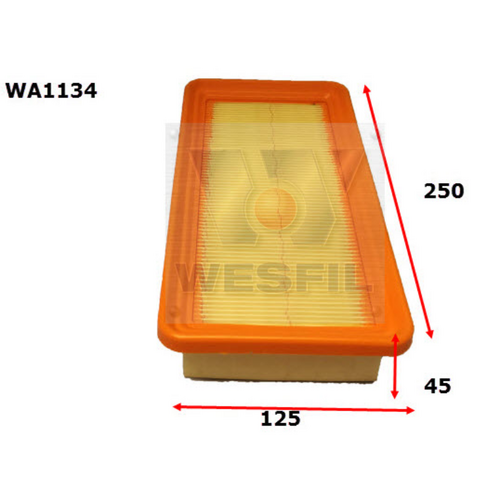 Wesfil Cooper Air Filter Wa1134 A1496