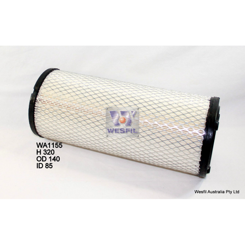 Wesfil Cooper Universal Air Filter For Bobcat 320X140X85 HDA5917 WA1155