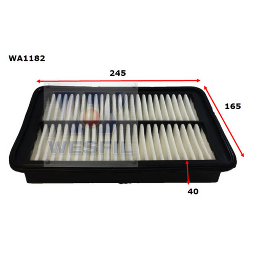 Wesfil Cooper Air Filter Wa1182 A1544