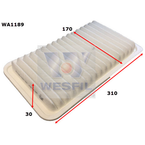 Wesfil Cooper Air Filter Wa1189 A1781