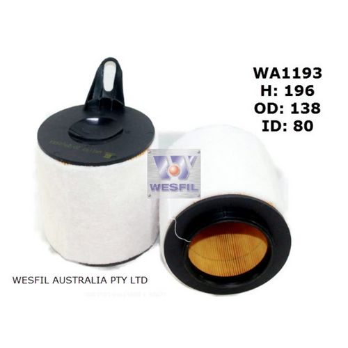 Wesfil Cooper Air Filter Wa1193 A1576