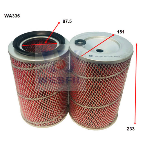 Wesfil Cooper Air Filter Wa336 A336
