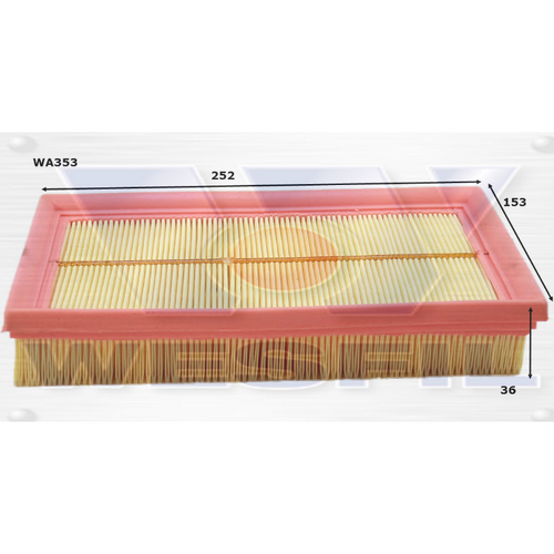 Wesfil Cooper Air Filter - Wa353 A353 WA353