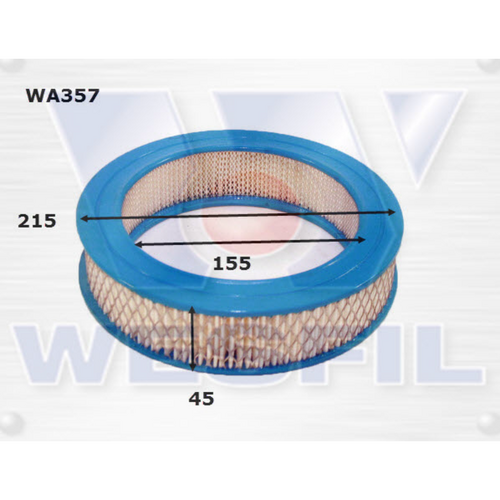 Wesfil Cooper Air Filter Wa357 A357 WA357