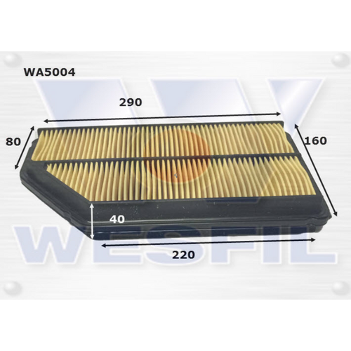 Wesfil Cooper Air Filter Wa5004 A1589