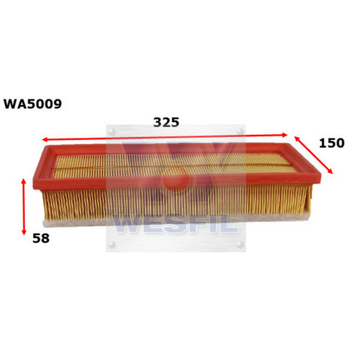 Wesfil Cooper Air Filter Wa5009 A1689