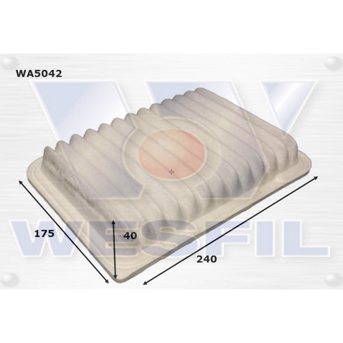 Wesfil Cooper Air Filter Wa5042 A1559