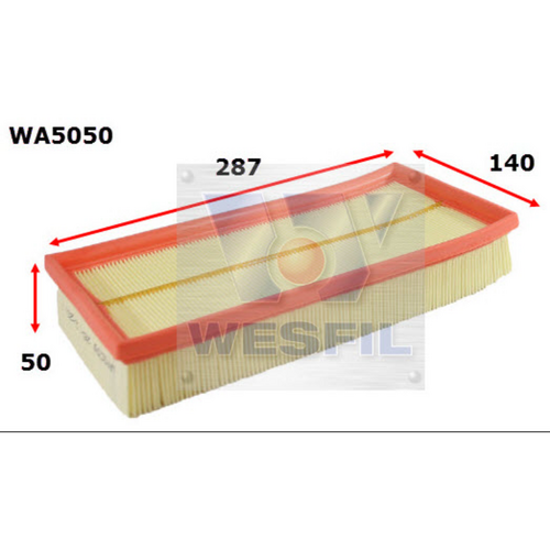 Wesfil Cooper Air Filter Wa5050 A1682