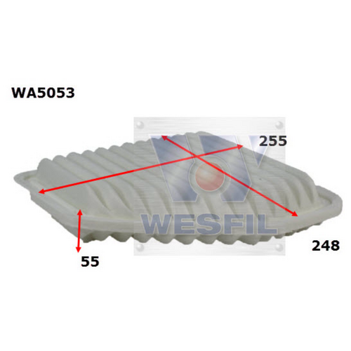 Wesfil Cooper Air Filter WA5053 A1558