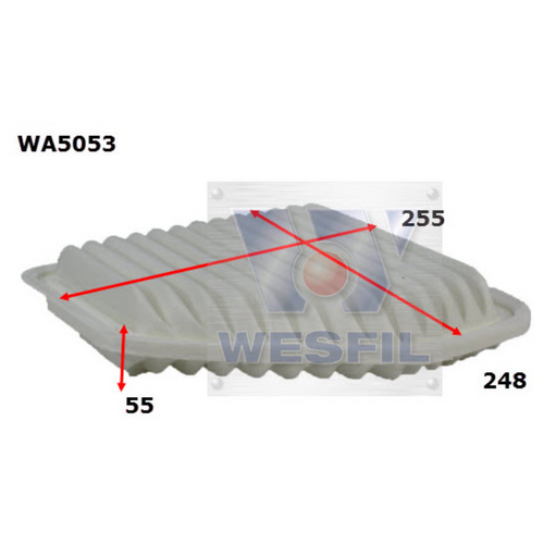 Wesfil Cooper Air Filter Wa5053 A1558