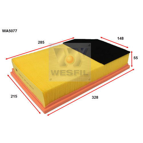 Wesfil Cooper Air Filter Wa5077 A1615