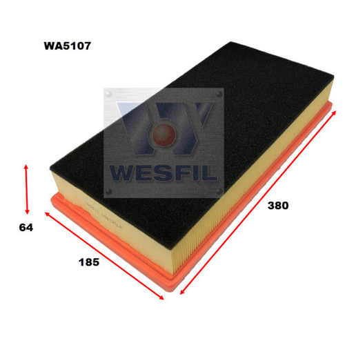 Wesfil Cooper Air Filter Wa5107 A1663/A1716