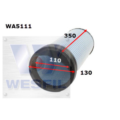 Wesfil Cooper Inner Air Filter HDA5880 WA5111
