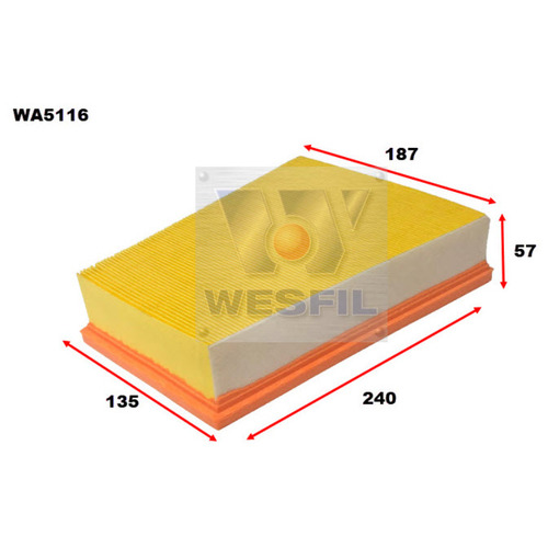 Wesfil Cooper Air Filter Wa5116 A1702