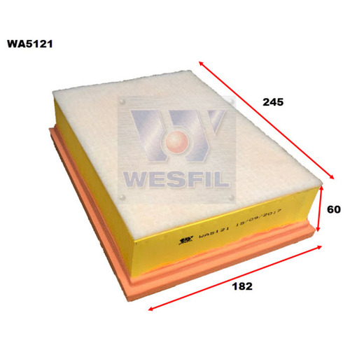 Wesfil Cooper Air Filter Wa5121 A1686