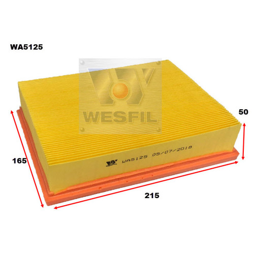 Wesfil Cooper Air Filter Wa5125 A1674