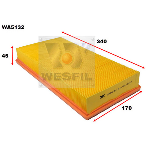 Wesfil Cooper Air Filter Wa5132