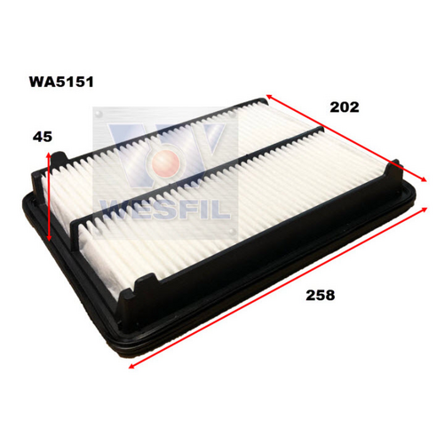 Wesfil Cooper Air Filter Wa5151 A1627