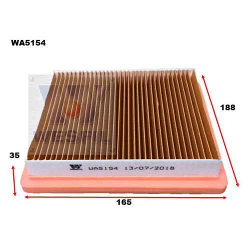 Wesfil Cooper Air Filter Wa5154