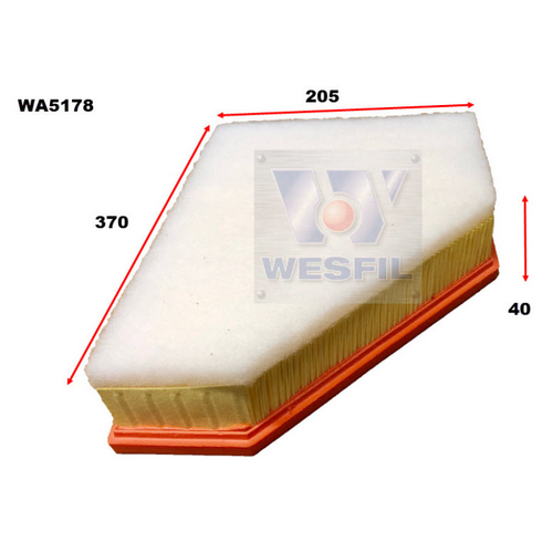 Wesfil Cooper Air Filter Wa5178 A1756