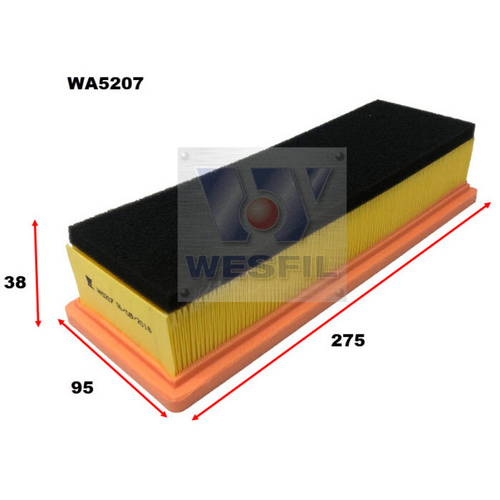 Wesfil Cooper Air Filter Wa5207 A1657