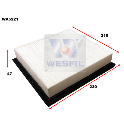 Wesfil Cooper Air Filter Wa5221 A1739