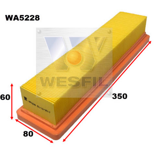 Wesfil Cooper Air Filter Wa5228 A2050
