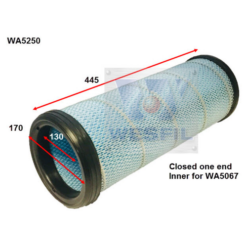 Wesfil Cooper Inner Air Filter HDA5971 WA5250