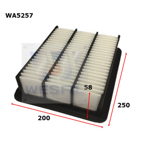 Wesfil Cooper Air Filter Wa5257 A1934