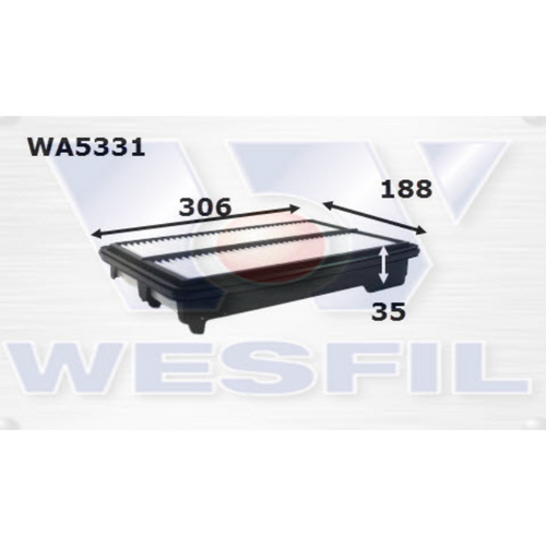 Wesfil Cooper Air Filter Wa5331 A1823