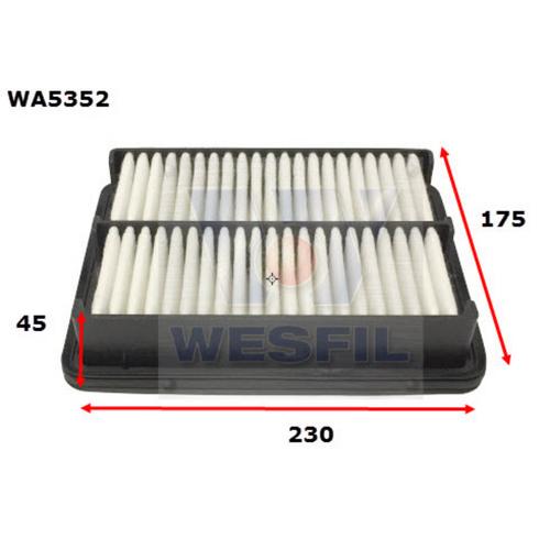 Wesfil Cooper Air Filter Wa5352 A1860