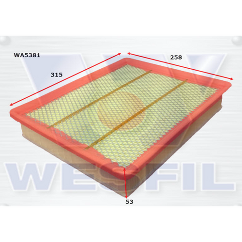 Wesfil Cooper Air Filter Wa5381 A2037