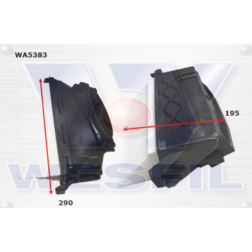 Wesfil Cooper Air Filter - Lh Wa5383 A1940