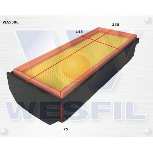 Wesfil Cooper Air Filter WA5386 A1881