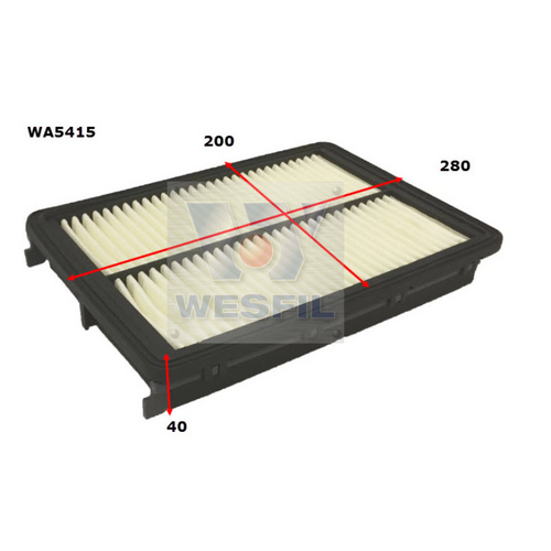 Wesfil Cooper Air Filter Wa5415 A1966