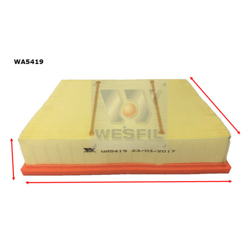 Wesfil Cooper Air Filter Wa5419 A1982