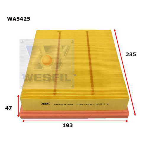 Wesfil Cooper Air Filter Wa5425