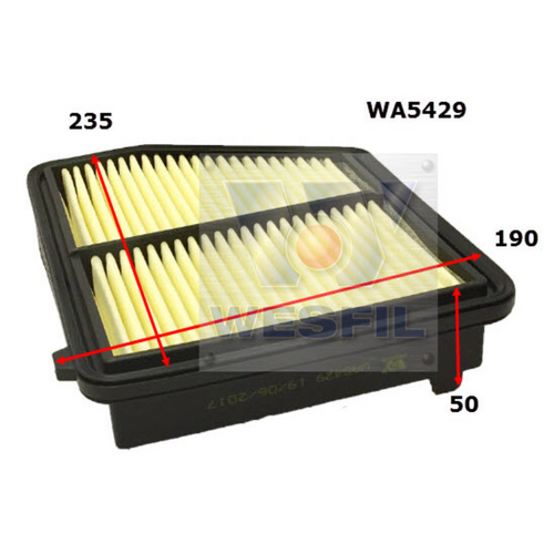 Wesfil Cooper Air Filter Wa5429 A1997