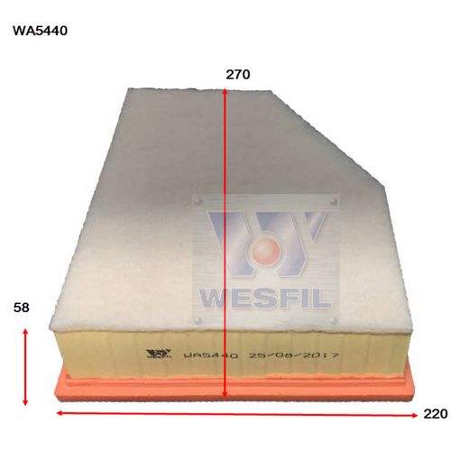 Wesfil Cooper Air Filter Wa5440 A2051